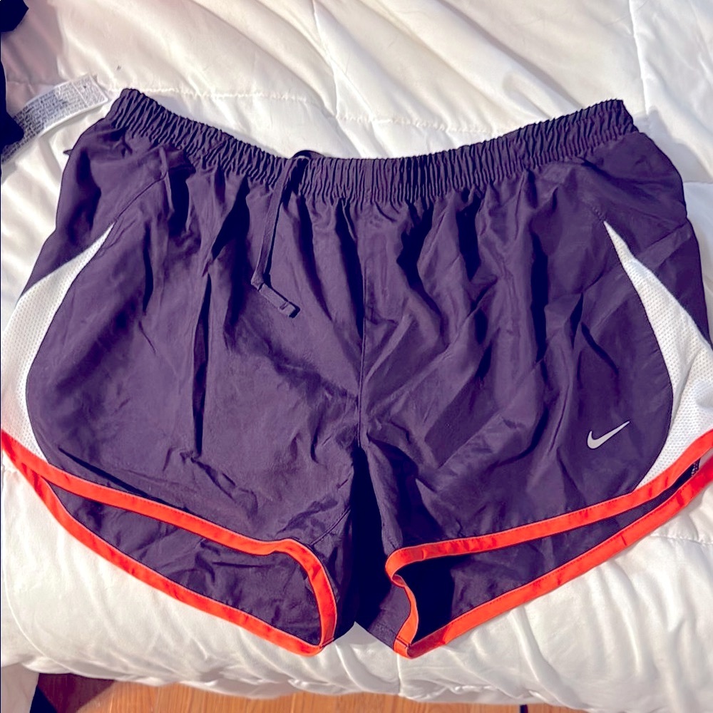 SALE☘️Nike Purple and Orange Athletic Shorts with Elastic Waistband